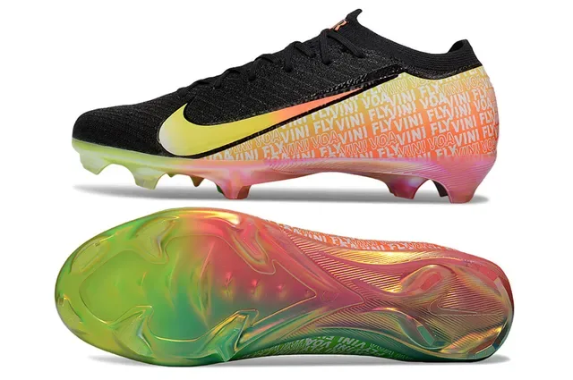 Nike Mercurial Vapor Multicolore Noir Upper en Tricot Suela Iridescente Translucida Firm-Ground Chaussures de Football 7
