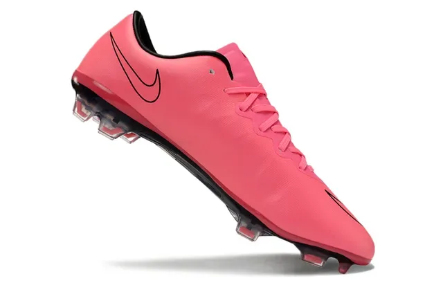 Nike Mercurial Vapor Rose Noir Chaussures de Football Terrain Firme 2