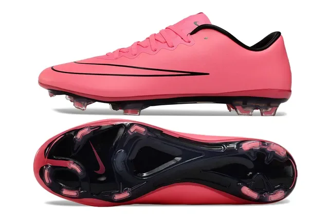 Nike Mercurial Vapor Rose Noir Chaussures de Football Terrain Firme 6