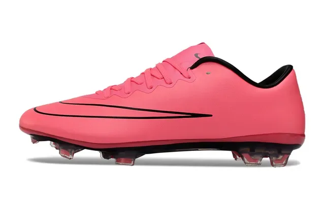 Nike Mercurial Vapor Rose Noir Chaussures de Football Terrain Firme 7