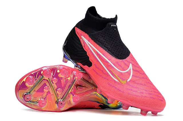 Nike Mercurial Vapor وردي أسود متلألئ أحذية كرة القدم للأرضية الصلبة 3