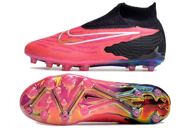 Nike Mercurial Vapor وردي أسود متلألئ أحذية كرة القدم للأرضية الصلبة 5