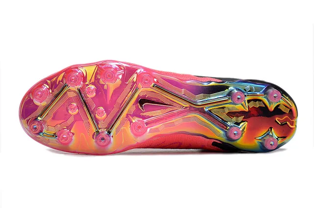 Nike Mercurial Vapor وردي أسود متلألئ أحذية كرة القدم للأرضية الصلبة 6