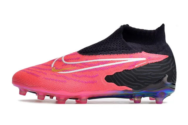 Nike Mercurial Vapor وردي أسود متلألئ أحذية كرة القدم للأرضية الصلبة 8