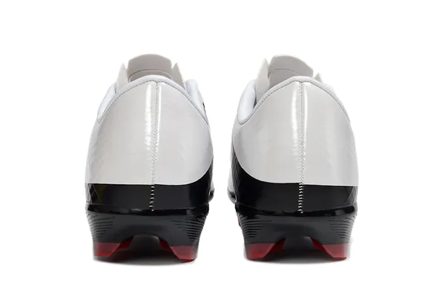 Nike Mercurial Vapor Prata Vermelho Sapatos de Futebol para gramado firme 13