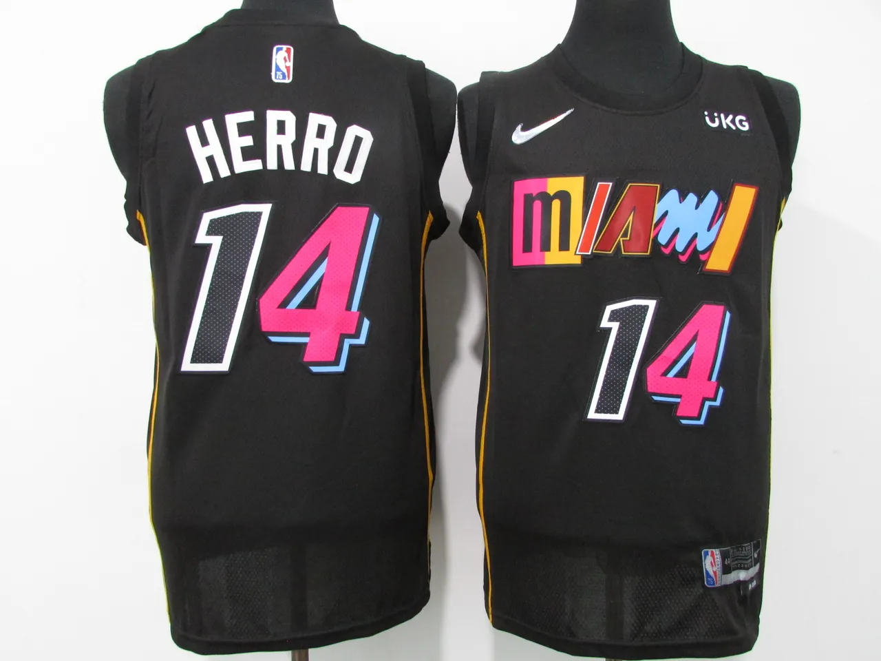 Nike Miami Heat Icon Edition Noir Multicolore Maillot de basketball 3