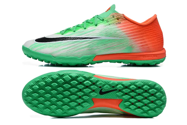 Nike Multicolor Gradient Colorway Wave-Patterned Upper Turf Soccer Shoes 9