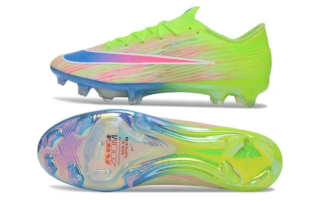 Nike Sapatos de futebol Multicolor Low-Cut Sock-Fit Upper Iridescent Holographic Outsole Firm-Ground 5