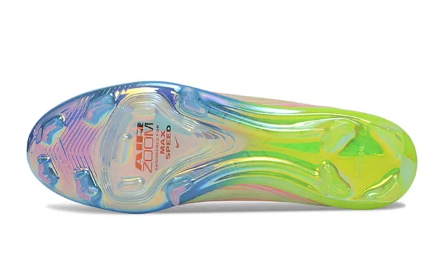 Nike Sapatos de futebol Multicolor Low-Cut Sock-Fit Upper Iridescent Holographic Outsole Firm-Ground 6