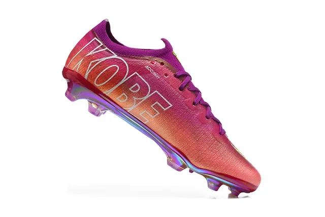 Nike Chuteiras de Futebol Terra Firme Multicolor Rosa Gradiente Iridescente Parte Superior Neon Lime Swoosh 3