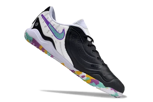 Nike Multicolor White Low-Top Synthetic Leather And Mesh Upper Sneakers 4
