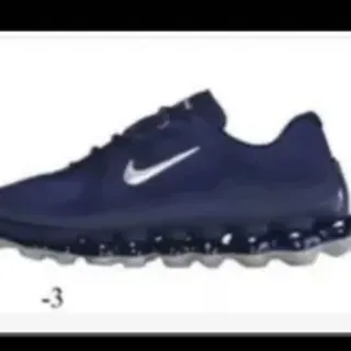 Nike Navy Zapatillas de running con amortiguación de aire visible a todo lo largo