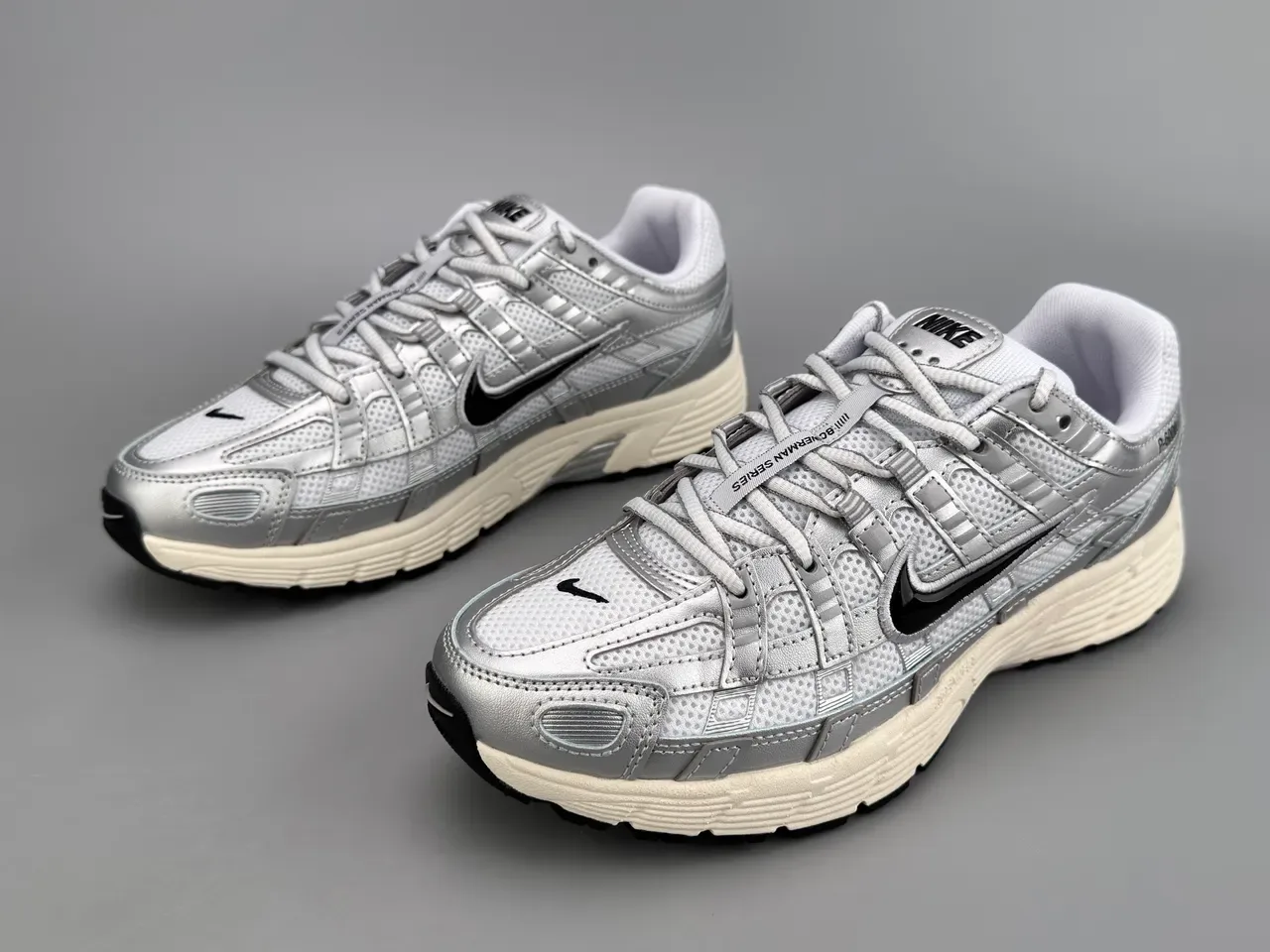 Nike P-6000 Metallic Silver Lifestyle Sneakers 5