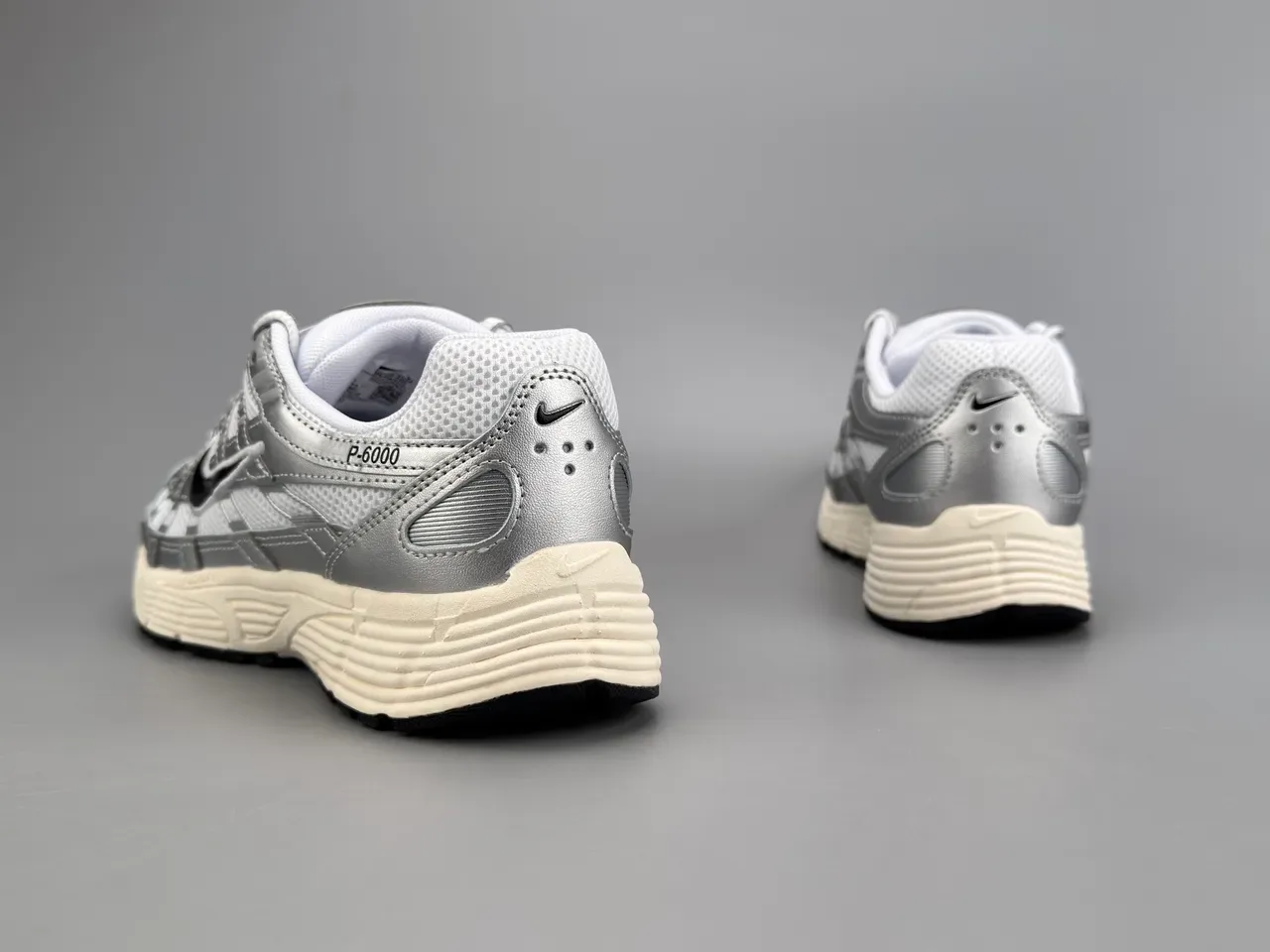 Nike P-6000 Metallic Silver Lifestyle Sneakers 6