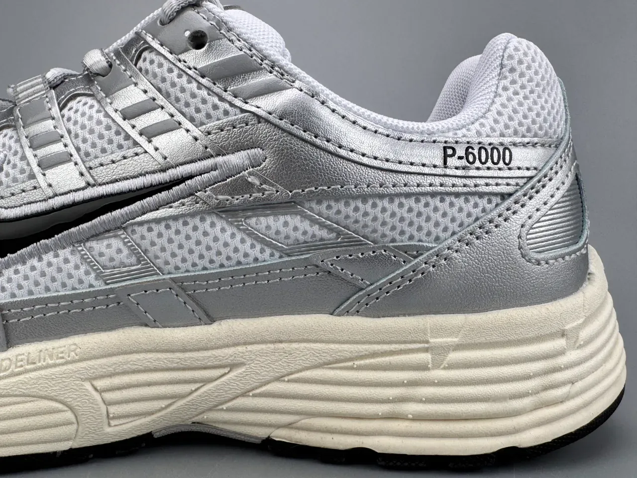 Nike P-6000 Metallic Silver Lifestyle Sneakers 7