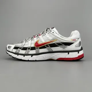 Nike P-6000 White Black Red Gold Lifestyle Sneakers