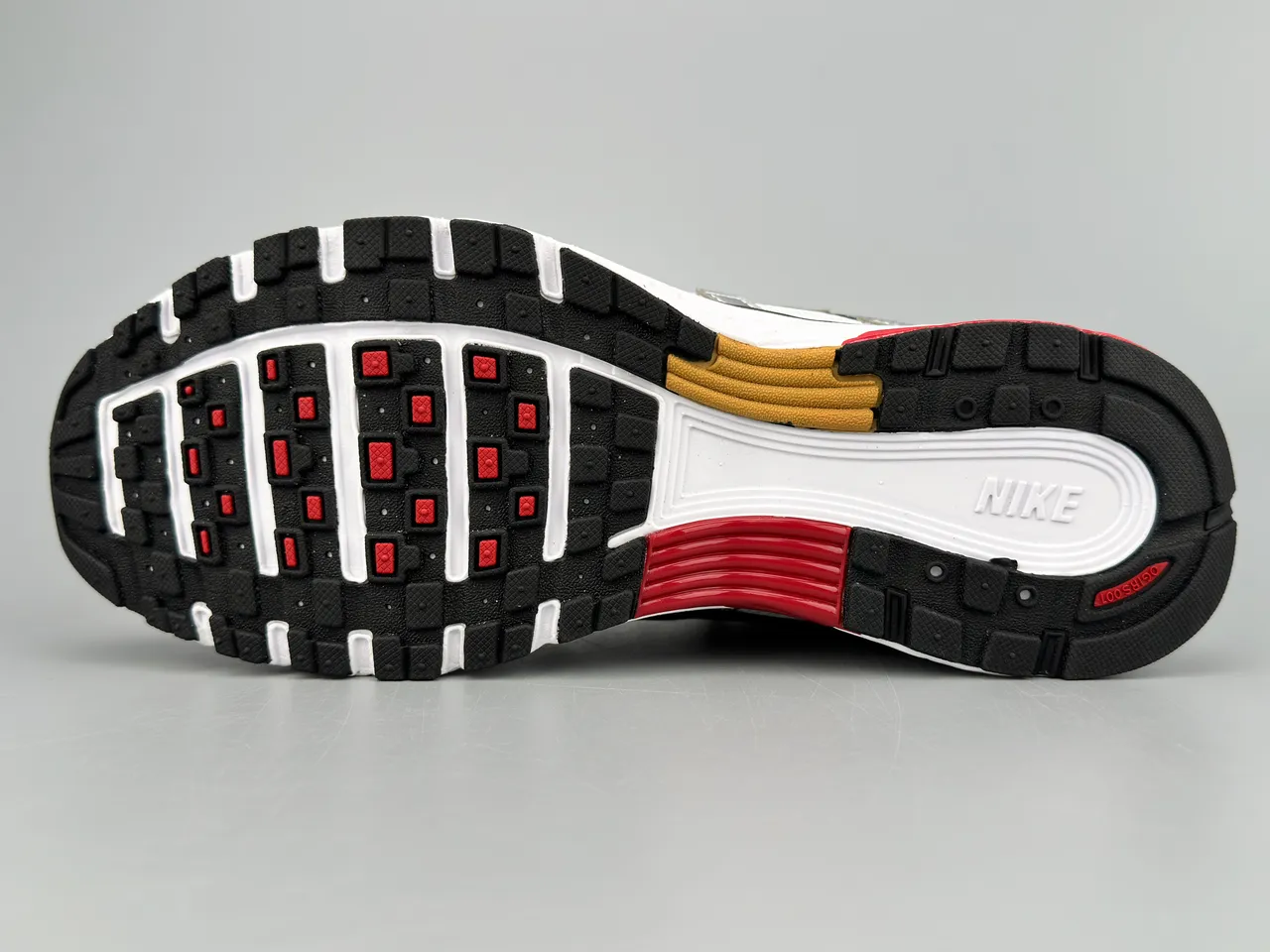 Nike P-6000 White Black Red Gold Lifestyle Sneakers 8
