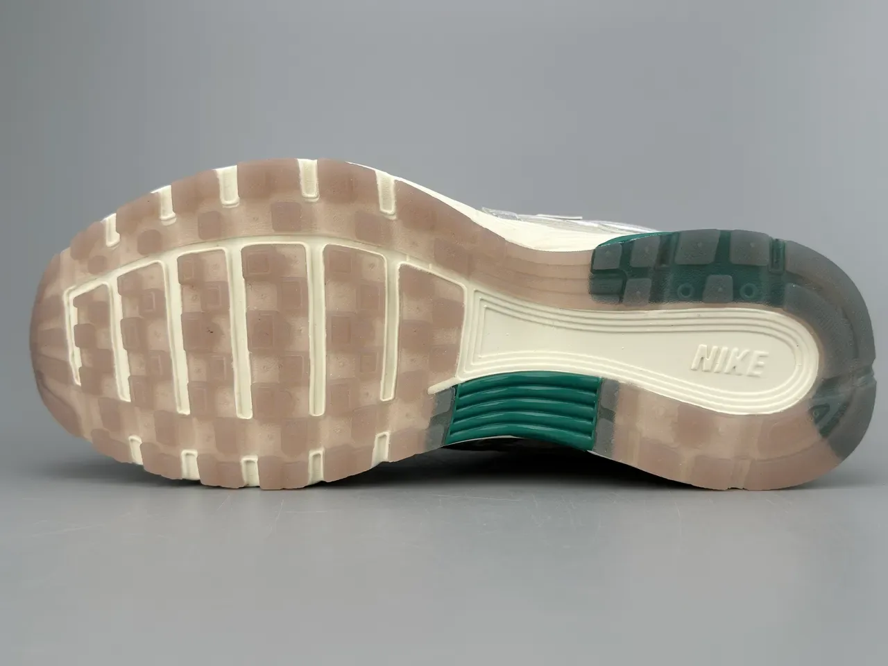 Nike P-6000 White Gray Green Lifestyle Sneakers 8