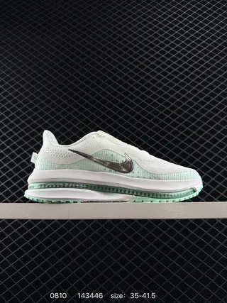 Nike Pegasus Premium blanco y verde parte superior de malla Engineered Metallic Swoosh zapatos de correr 2