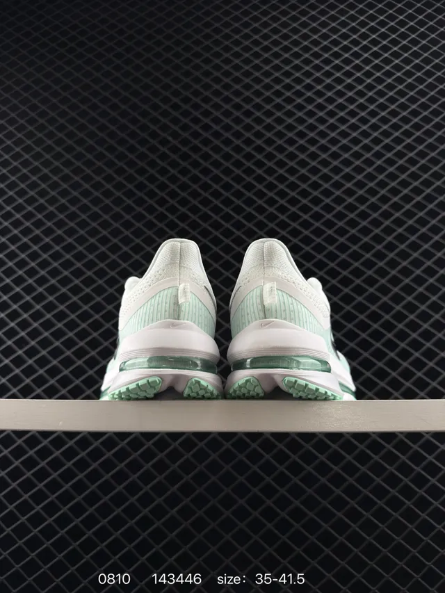 Nike Pegasus Premium blanco y verde parte superior de malla Engineered Metallic Swoosh zapatos de correr 3