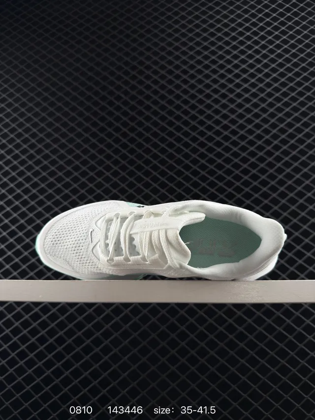 Nike Pegasus Premium blanco y verde parte superior de malla Engineered Metallic Swoosh zapatos de correr 4