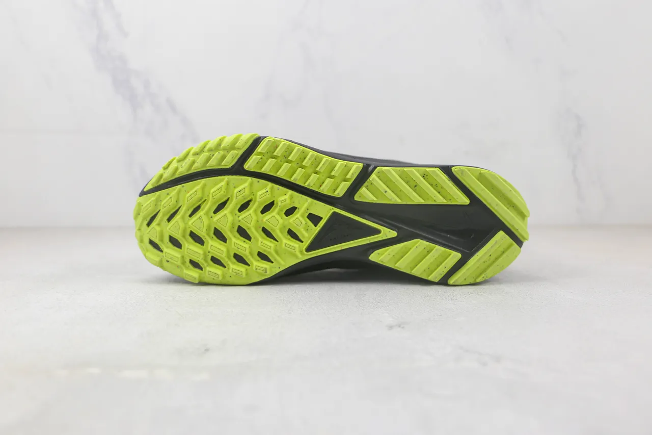 Nike Pegasus Trail Noir Vert Respirant Maille Perforée Supérieure Recouvrements Synthétiques Chaussures de course 8