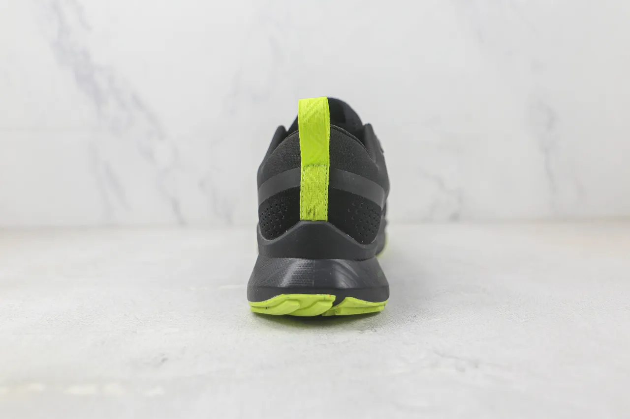 Nike Pegasus Trail Noir Vert Respirant Maille Perforée Supérieure Recouvrements Synthétiques Chaussures de course 9
