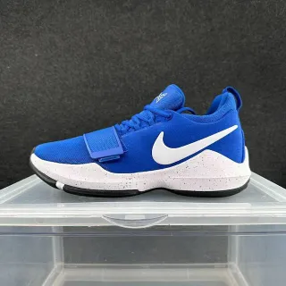 Nike PG Blue White Low-Top Midfoot Strap Basketball Shoes