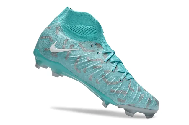 Nike Phantom GT Aqua Silver Firm-Ground Soccer Shoes 3
