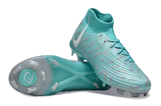 Nike Phantom GT Aqua Silver Firm-Ground Soccer Shoes 5