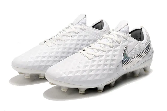 Nike Phantom GT Negro Azul Textura de Diamante Superior Sintético Acento Swoosh Suelo Firme Zapatos de Fútbol 18