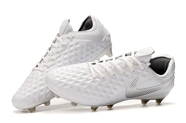 Nike Phantom GT Negro Azul Textura de Diamante Superior Sintético Acento Swoosh Suelo Firme Zapatos de Fútbol 19