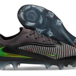 Nike Phantom GT أسود رمادي أخضر قزحي Firm-Ground أحذية كرة القدم