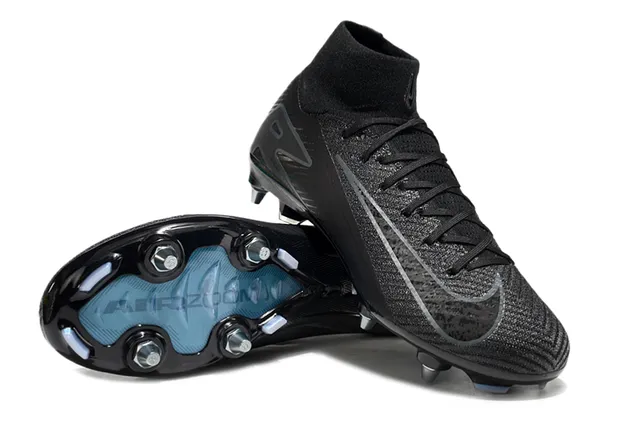 Nike Phantom GT Black Teal Firm-Ground Soccer Shoes 4