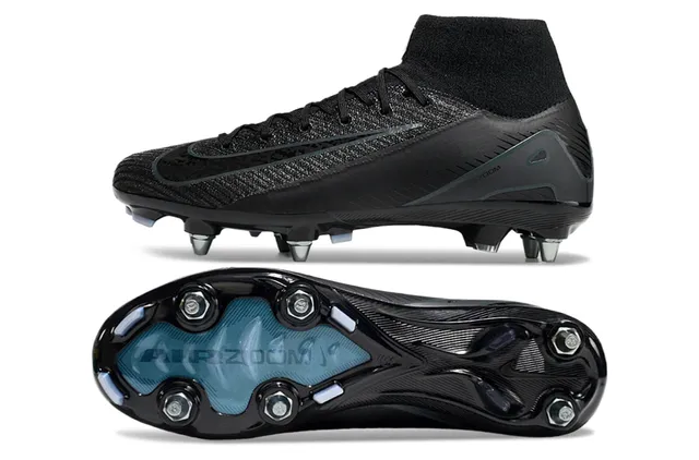 Nike Phantom GT Black Teal Firm-Ground Soccer Shoes 6