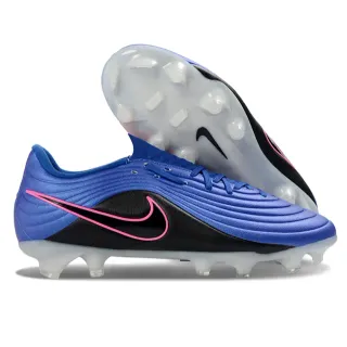 Nike Phantom GT Blue Black Ribbed Synthetic Upper Asymmetrical Lacing Firm-Ground Soccer Shoes