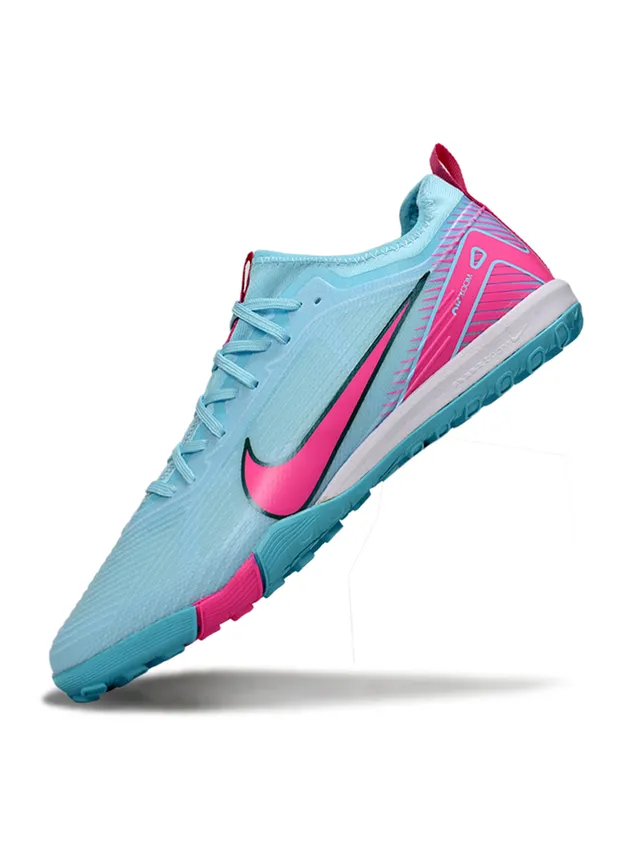 Nike Phantom GT أزرق وردي منخفض القطعة علوة اصطناعية قاعدة مولدة أرضية أحذية كرة القدم 3