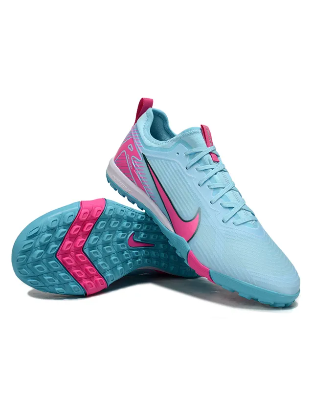 Nike Phantom GT أزرق وردي منخفض القطعة علوة اصطناعية قاعدة مولدة أرضية أحذية كرة القدم 6