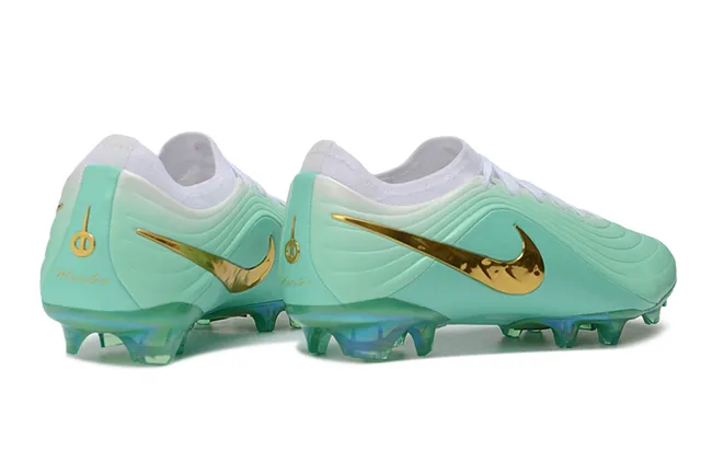 Nike Phantom GT Mint Green Metallic Gold Firm-Ground Soccer Shoes 5