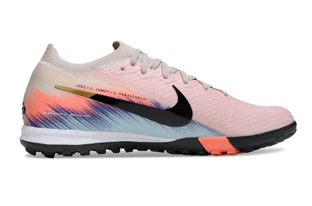 Nike Phantom GT Multicolor Black Knit Gradient Upper Low-Cut Collar Turf Soccer Shoes 5