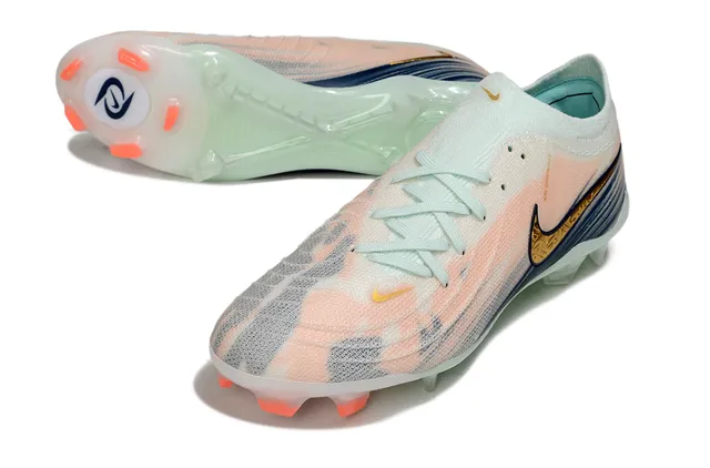 Nike Phantom GT Multicolor Navy Knit Upper Translucent Sole Firm-Ground Soccer Shoes 4