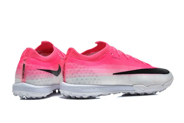 Nike Pink Black Knit Upper Gradient Turf Soccer Shoes 5