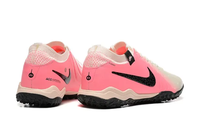 Nike Chaussures de Football Turf Low-Cut Upper Synthétique Colorway Gradient Rose Noir 2