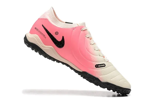 Nike Chaussures de Football Turf Low-Cut Upper Synthétique Colorway Gradient Rose Noir 4