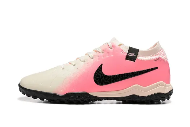 Nike Chaussures de Football Turf Low-Cut Upper Synthétique Colorway Gradient Rose Noir 10