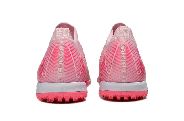 Nike Chaussures de football Pink/Red Knit Upper Suela Turf 4