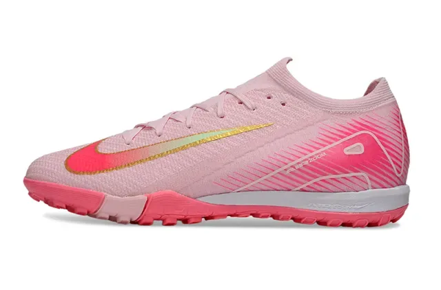 Nike Chaussures de football Pink/Red Knit Upper Suela Turf 8