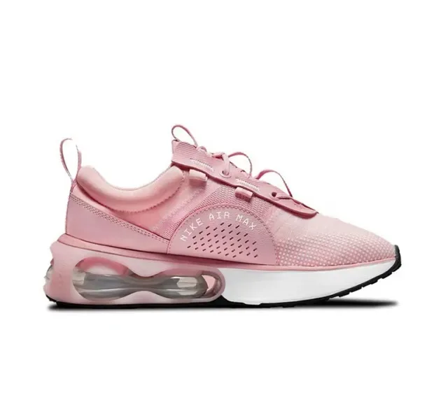 Nike Pink White Mesh Upper Visible Air Unit Lifestyle Sneakers 5