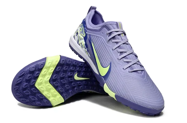 Nike Purple Green Low-Cut Engineered Mesh Upper Sneakers 4