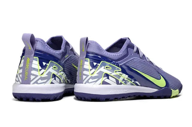 Nike Purple Green Low-Cut Engineered Mesh Upper Sneakers 5